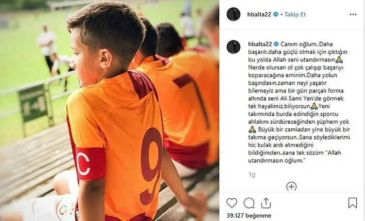 Hakan Balta’nın oğlu Çağrı Balta, Galatasaray’dan Bayern Münih’e transfer oldu