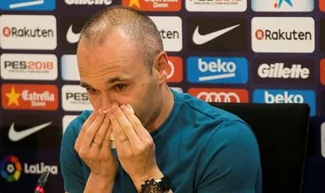 Andres Iniesta’dan Barcelona’ya gözyaşlarıyla veda