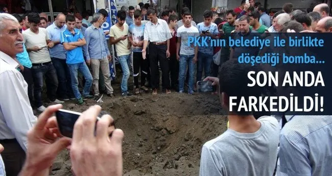 Cizre’de PKK’nın döşediği bomba son anda bulundu!