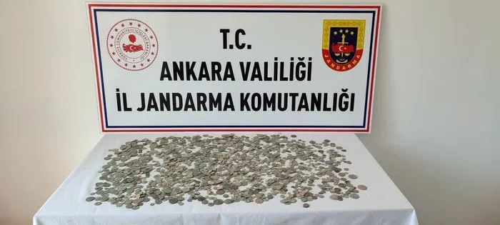 Ankara’da 2 bin 30 adet sikke ele geçirildi