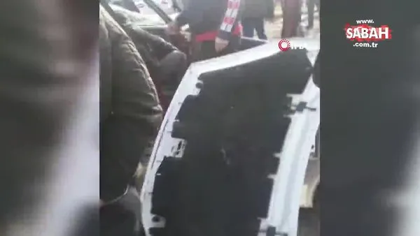 Şanlıurfa'da  iki otomobil kafa kafaya çarpıştı 10 yaralı | Video