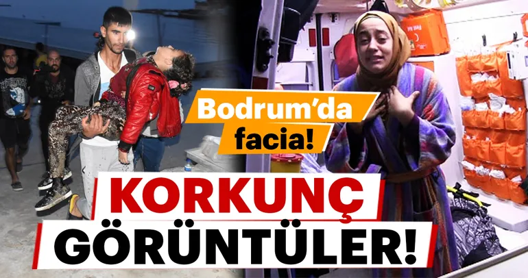 Bodrum’da mülteci teknesi battı!