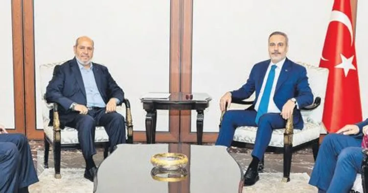 Bakan Fidan, Hamas heyetini kabul etti