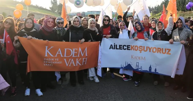 KADEM, 40 İstanbul Maratonu’a “Ailece Koşuyoruz” Sloganıyla Katıldı