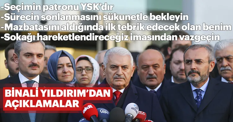 İBB Başkan adayı Binali Yıldırım: Sokağı hareketlendireceğiz iması yapmaktan vazgeçin