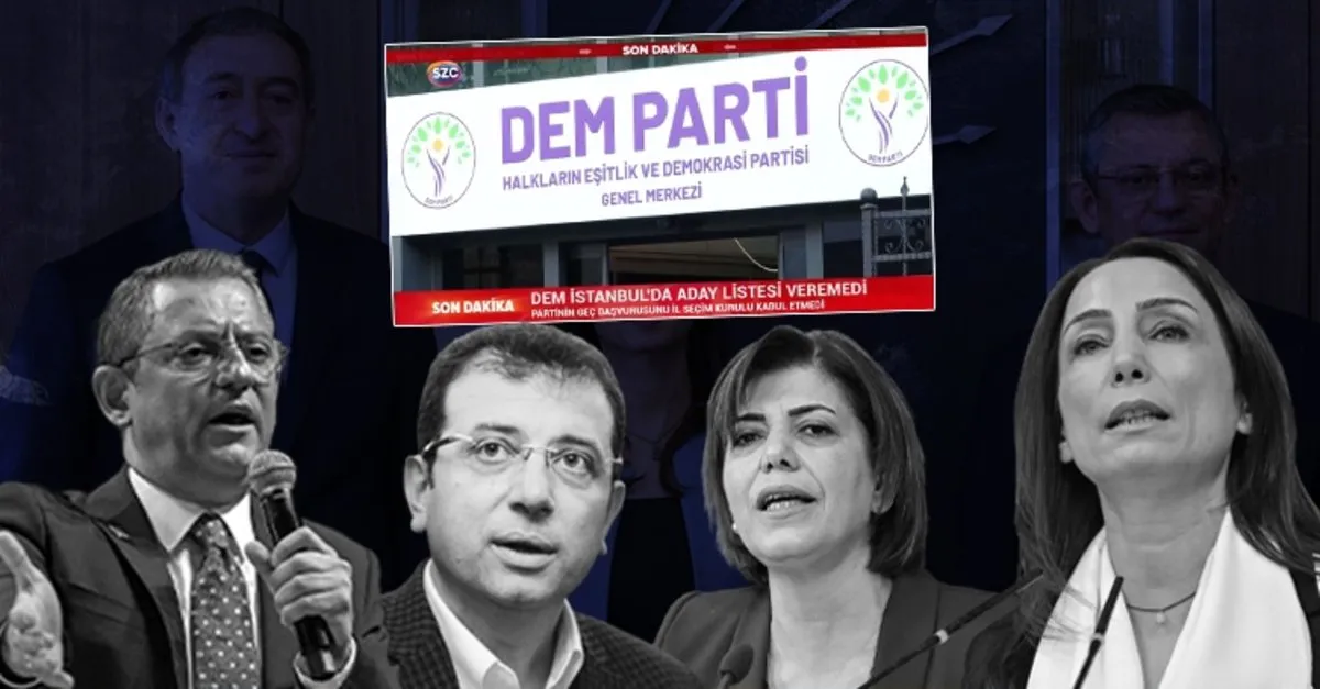 DEM Parti adaylık başvurusunda gecikti mi? İstanbul adaylığında kirli oyun! CHP yandaşı medya iddiayı attı: Trolleri yaydı...