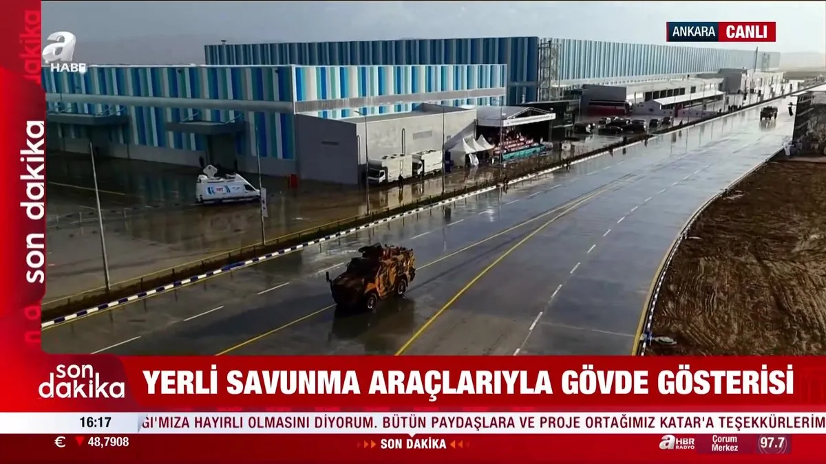 Yerli ve Milli savunma araçlarımızdan gövde gösterisi | Video videosunu izle Yerli ve Milli savunma araçlarımızdan gövde gösterisi | Video videosunu izle