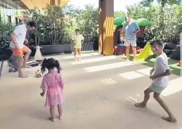 Yıldız futbolcuların eğlenceli tatili