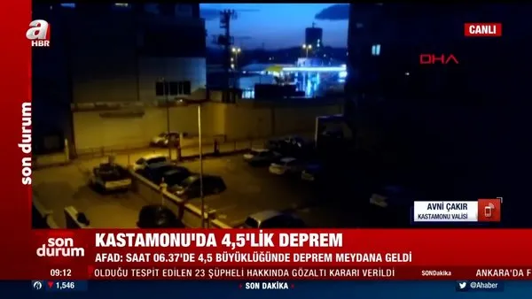 son dakika kastamonu da 4 5 lik deprem vali cakir dan canli yayinda deprem aciklamasi video videosunu izle son dakika haberleri