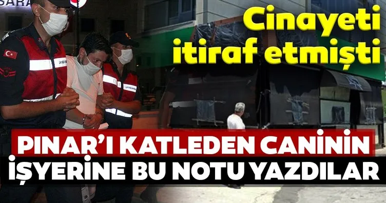Son dakika haberi: Pınar Gültekin’in katil zanlısı Cemal Metin Avcı’nın iş yeri kapatıldı! Katil Cemal Metin Avcı’ya tepki
