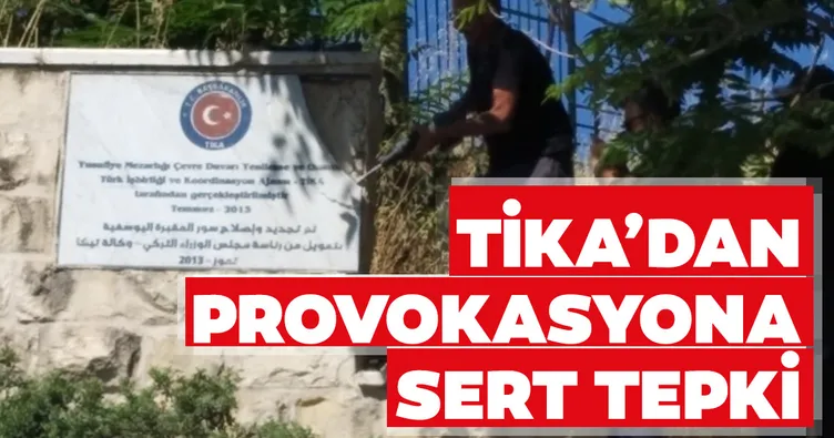 TİKA’dan, Başkanlığın Kudüs’teki tabelasının sökülmesine sert tepki