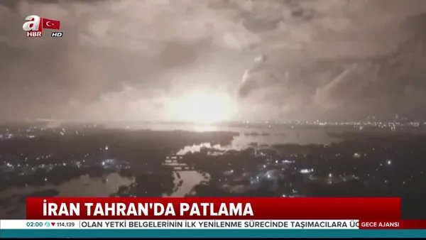 Son dakika! İran Tahran'da büyük patlama! | Video