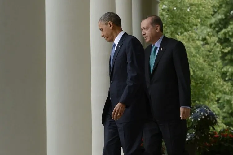 Erdoğan-Obama görüşmesinden kareler