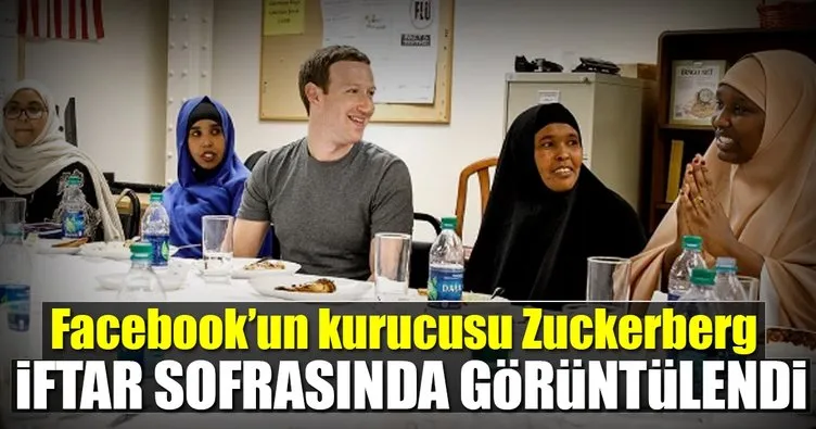 Mark Zuckerberg iftar sofrasında