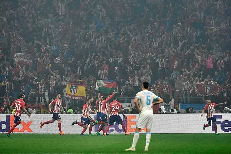 Atletico Madrid kupasını kaldırdı, Griezmann tarihe geçti