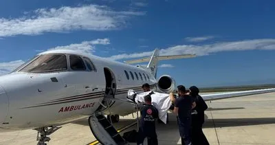 Rize’den GATA’ya uçak ambulansla hasta sevki #rize