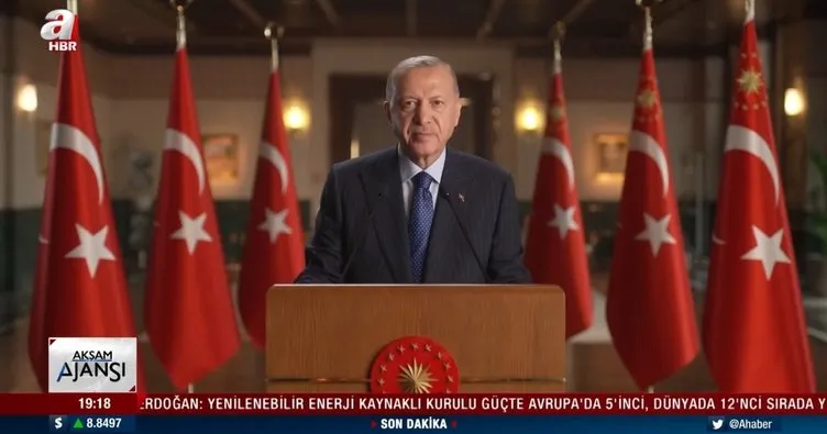 Son dakika: Başkan Erdoğan’dan BM’ye ‘yenilenebilir enerji’ mesajı: Avrupa’da 5’inci, dünyada 12’nci sıradayız