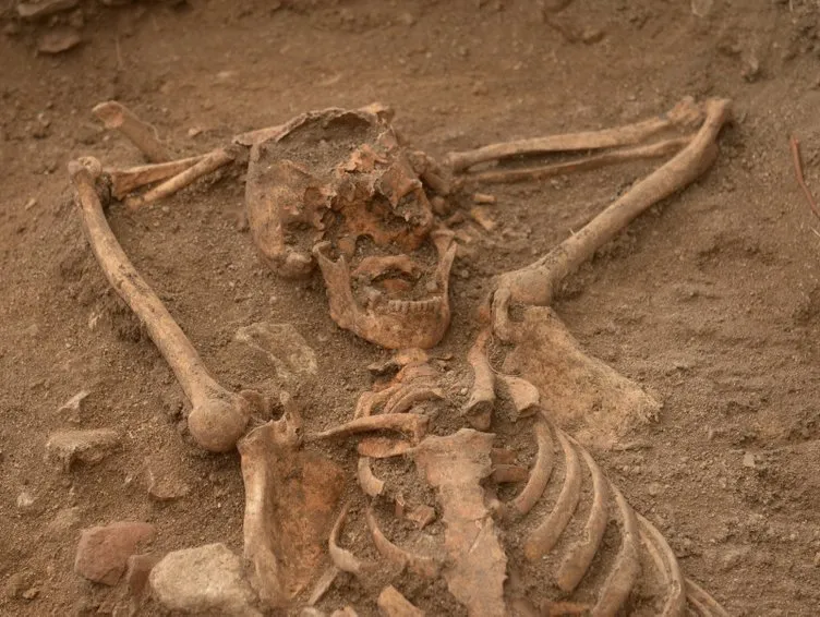 Sinop’ta arkeologları şaşırtan iskelet