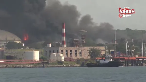 Küba’da petrol tesisindeki yangın 5 gün sonra kontrol altına alındı | video