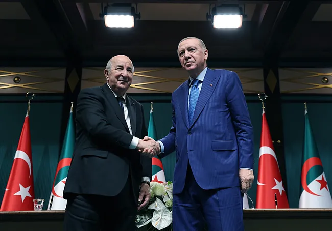Başkan Erdoğan'dan Cezayir Cumhurbaşkanı Tebbun ile önemli açıklamalar: