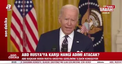 Son dakika: Putin’in kararı sonrası ABD Başkanı Joe Biden’dan önemli açıklamalar: Rusya’ya yaptırımlarımız artacak | Video