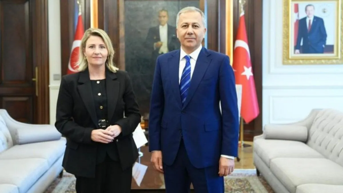 İçişleri Bakanı Yerlikaya ICMPD Genel Direktörü Raab’ı kabul etti İçişleri Bakanı Yerlikaya ICMPD Genel Direktörü Raab’ı kabul etti