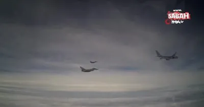 Son dakika haberi... Karadeniz üzerinde tehlikeli karşılaşma: Rus savaş uçakları Karadeniz üzerinde 4 İngiliz uçağını önledi | Video