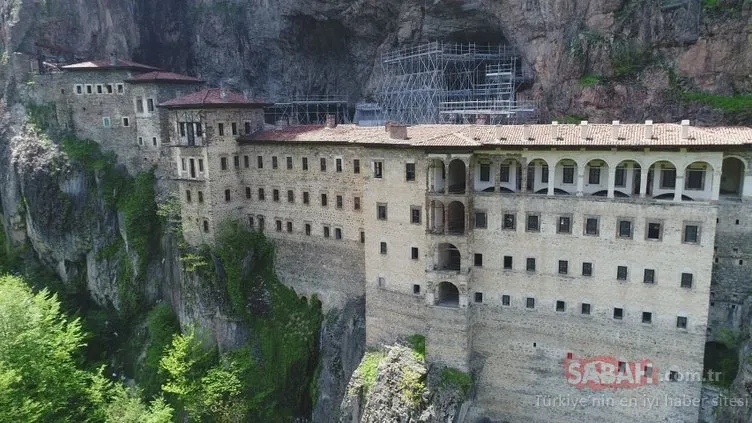 Sümela Manastırı restorasyonun ardından yeniden ziyarete açılacak
