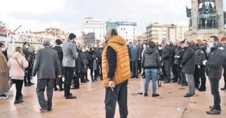 Taksim’de protesto: PKK’nın CHP’si oldunuz!