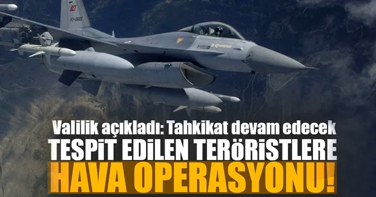 Son dakika haberi: Hakkari’de tespit edillen PKK’lılar F-16 ile vuruldu