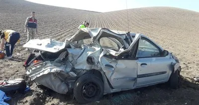 Amasya’da araç takla attı: Aynı aileden 4 kişi yaralı #amasya
