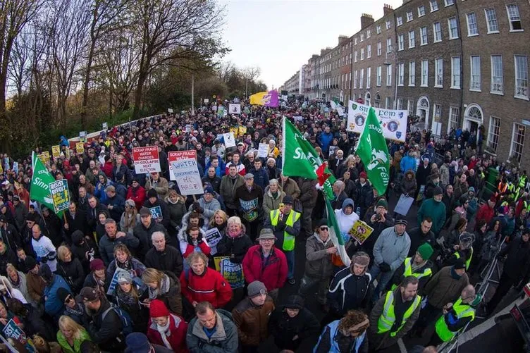 İrlanda’da protesto