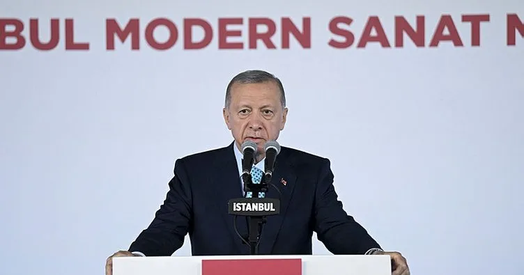 Son dakika: Başkan Erdoğan’dan İstanbul Modern’i ziyaretinde önemli açıklamalar: Kültür sanatta dev adımlar attık