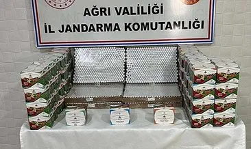 Ağrı’da kaçak botoks ilacı ve elektronik sigara jandarma denetimine takıldı! #agri
