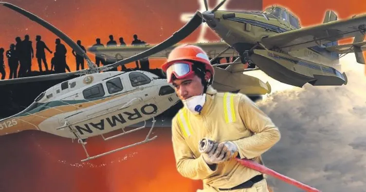 Alevlerle gece gündüz savaş