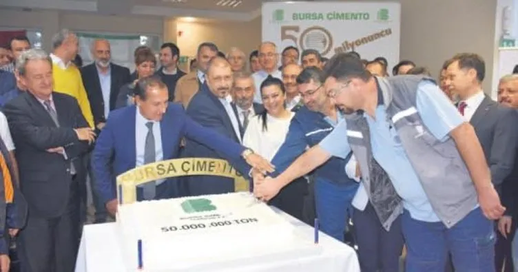 Bursa Çimento’dan 50 milyon ton kutlaması