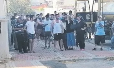 Mahallede yangın paniği