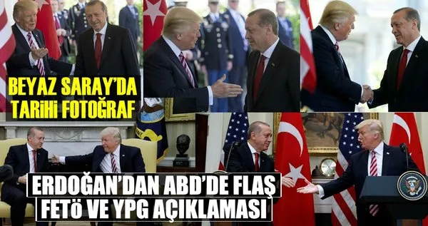 Beyaz Saray'da kritik Trump-Erdoğan görüşmesi gerçekleşti
