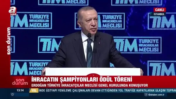 Başkan Erdoğan'dan Türkiye İhracatçılar Meclisi'nde önemli açıklamalar | Video
