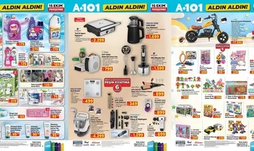 A101 AKTÜEL YENİ HAFTA! 15 Ekim A101 kataloğunda neler var? Lastikli çarşaf, düdüklü tencere...