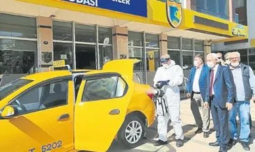 İzmir’de taksiler 2. kez dezenfekte ediliyor