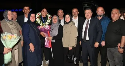 Avrupa şampiyonu millî boksör Havvanur Kethüda Trabzon'da karşılandı #trabzon
