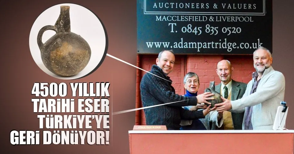 4500 yıllık tarihi eser Türkiye�ye geri dönüyor Kültür Sanat Haberleri 4500 yıllık tarihi eser Türkiye�ye geri dönüyor Kültür Sanat Haberleri