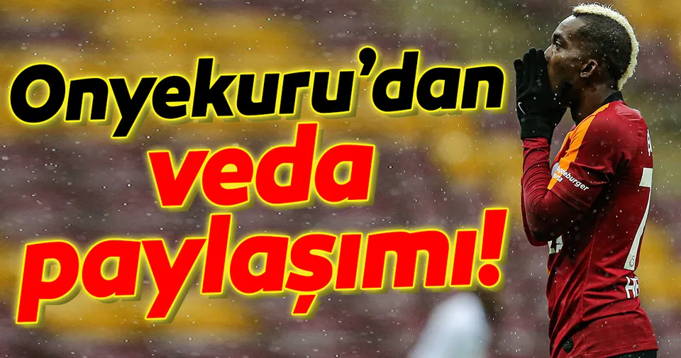 Onyekuru'dan Galatasaray için veda paylaşımı! - Spor Haberleri