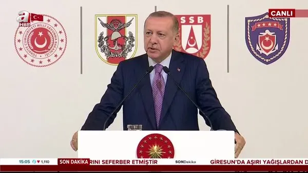 Cumhurbaşkanı Erdoğan'dan Giresun ve Rize'deki sel felaketi hakkında açıklama | Video