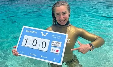 Serbest dalışta Türkiye rekoru kıran Şahika Ercümen: 3 dakikalık dalış için 20 sene emek verdim