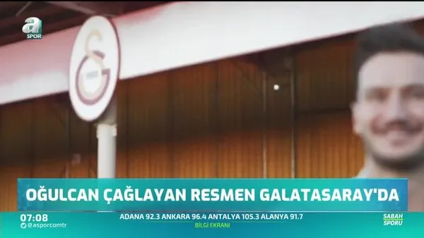 Galatasaray'dan Oğulcan Çağlayan'a duygusal video
