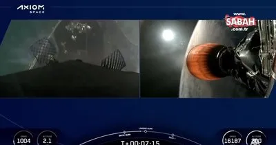 SpaceX’e ait uzay aracı fırlatıldı ve roketin ilk aşaması başarıyla geri indi! İşte o anlar!