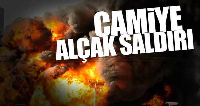 Cami olacak binayı ateşe verdiler