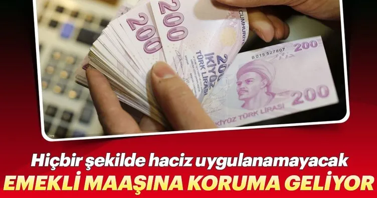 Emekli maaşına çifte koruma